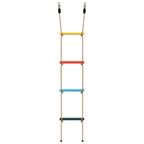 vidaXL Strickleiter für Kinder mit 4 Sprossen Mehrfarbig