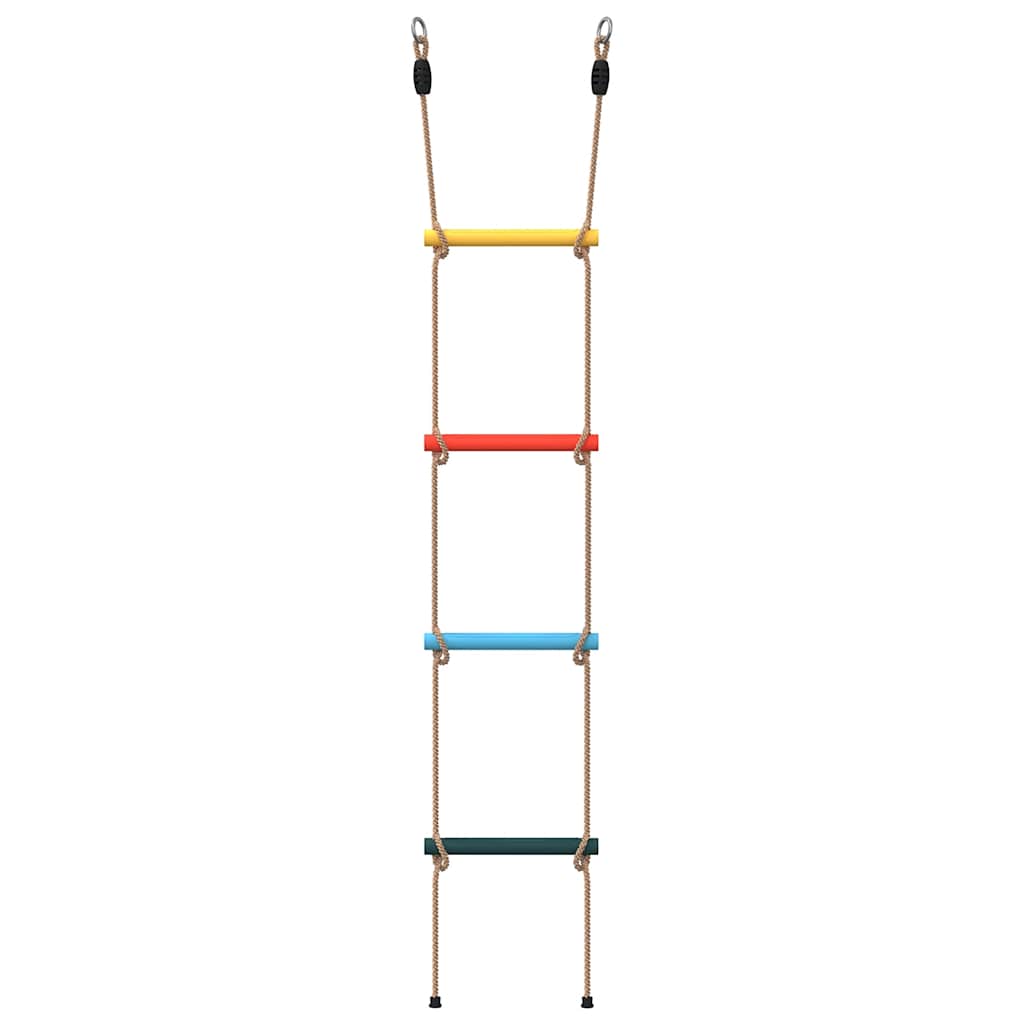 vidaXL Strickleiter für Kinder mit 4 Sprossen Mehrfarbig