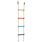 vidaXL Strickleiter für Kinder mit 4 Sprossen Mehrfarbig