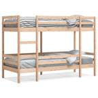 vidaXL Etagenbett 80x200 cm Massivholz Kiefer