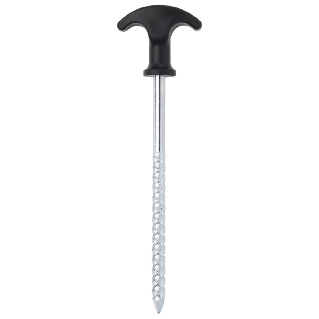 vidaXL Zeltheringe 24 Stk. 17 cm Ø7 mm Verzinkter Stahl