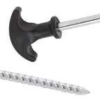 vidaXL Zeltheringe 24 Stk. 17 cm Ø7 mm Verzinkter Stahl