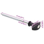 vidaXL Zeltheringe 24 Stk. 17 cm Ø7 mm Verzinkter Stahl