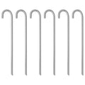 vidaXL Zeltheringe 6 Stk. 41,5 cm Ø12 mm Verzinkter Stahl