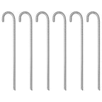 vidaXL Zeltheringe 6 Stk. 41,5 cm Ø12 mm Verzinkter Stahl