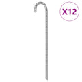 vidaXL Zeltheringe 12 Stk. 41,5 cm Ø12 mm Verzinkter Stahl