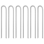 vidaXL Zeltheringe 6 Stk. U-Form 37 cm Ø10 mm Verzinkter Stahl