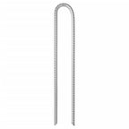 vidaXL Zeltheringe 6 Stk. U-Form 37 cm Ø10 mm Verzinkter Stahl