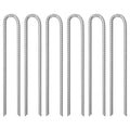 vidaXL Zeltheringe 6 Stk. U-Form 41,5 cm Ø12 mm Verzinkter Stahl