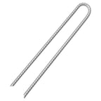 vidaXL Zeltheringe 6 Stk. U-Form 41,5 cm Ø12 mm Verzinkter Stahl
