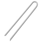 vidaXL Zeltheringe 12 Stk. U-Form 41,5 cm Ø12 mm Verzinkter Stahl