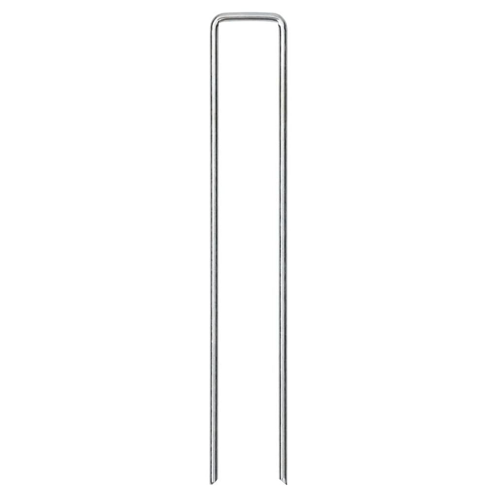 vidaXL Bodenanker 25 Stk. U-Form 20x4 cm Verzinkter Stahl