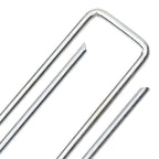 vidaXL Bodenanker 50 Stk. U-Form 20x4 cm Verzinkter Stahl