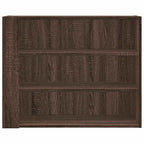 vidaXL Wandregal Braun Eichen-Optik 75x35x60 cm Holzwerkstoff
