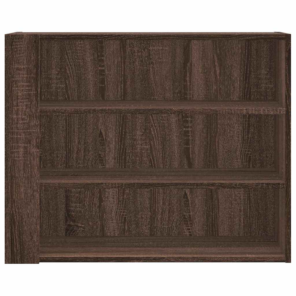 vidaXL Wandregal Braun Eichen-Optik 75x35x60 cm Holzwerkstoff