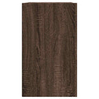 vidaXL Wandregal Braun Eichen-Optik 75x35x60 cm Holzwerkstoff