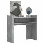 vidaXL Konsolentisch Betongrau 100x35x90 cm Holzwerkstoff