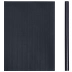vidaXL Garten Sichtschutzbildschirme 2 pcs Dunkelgrau 35 x 0.19 m PVC