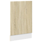 vidaXL Geschirrspülerblende Lyon Sonoma-Eiche 45x3x67 cm Holzwerkstoff