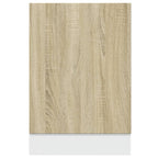 vidaXL Geschirrspülerblende Lyon Sonoma-Eiche 45x3x67 cm Holzwerkstoff