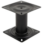 vidaXL Stuhlfuß für Bootssitz Schwarz 18 cm Stahl