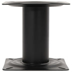 vidaXL Stuhlfuß für Bootssitz Schwarz 18 cm Stahl