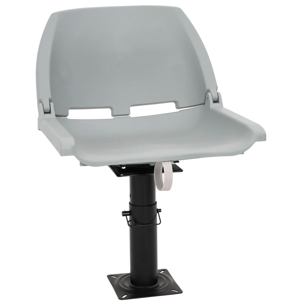 vidaXL Bootssitze mit Podest 2 Stk. Höhenverstellbar 360° Drehbar