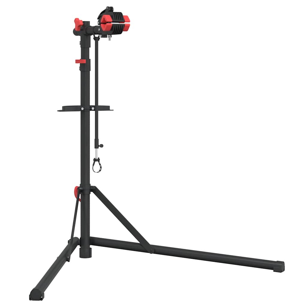 vidaXL Fahrrad-Montageständer Klappbar Verstellbar 92-152 cm Rot Stahl