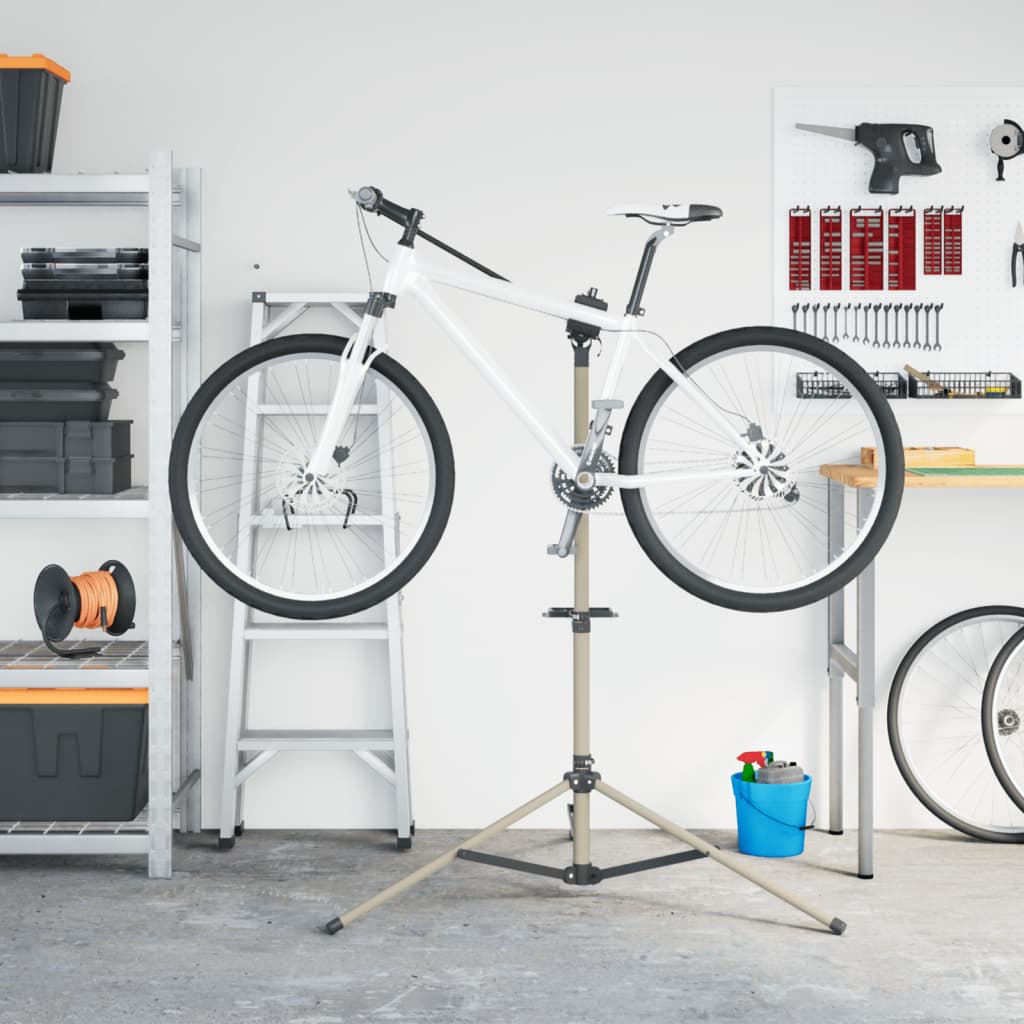 vidaXL Fahrrad-Montageständer Klappbar Verstellbar 120-165cm Aluminium