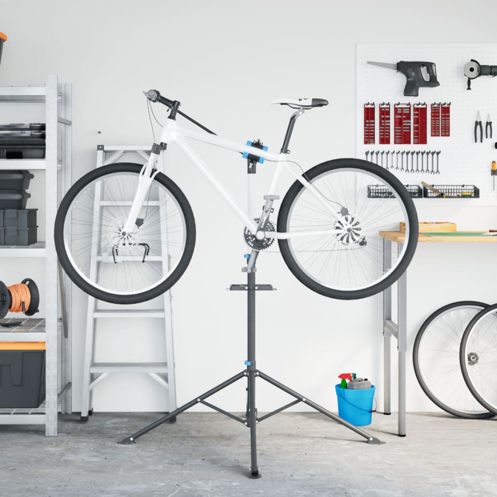 vidaXL Fahrrad-Montageständer Klappbar Verstellbar 108-188 cm Stahl