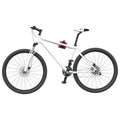 vidaXL Fahrrad-Montageständer Wandmontage Klappbar Rot Schwarz Stahl