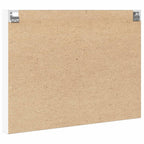 vidaXL Vitrinenschrank Weiß 100x8,5x75 cm Holzwerkstoff