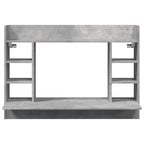 vidaXL Wand-Schreibtisch Betongrau 105x48x75 cm Holzwerkstoff