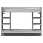 vidaXL Wand-Schreibtisch Grau Sonoma 105x48x75 cm Holzwerkstoff