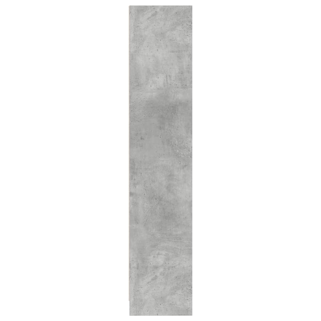 vidaXL Bücherregal Betongrau 57x28,5x107,5 cm Holzwerkstoff