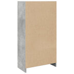 vidaXL Bücherregal Betongrau 57x28,5x107,5 cm Holzwerkstoff
