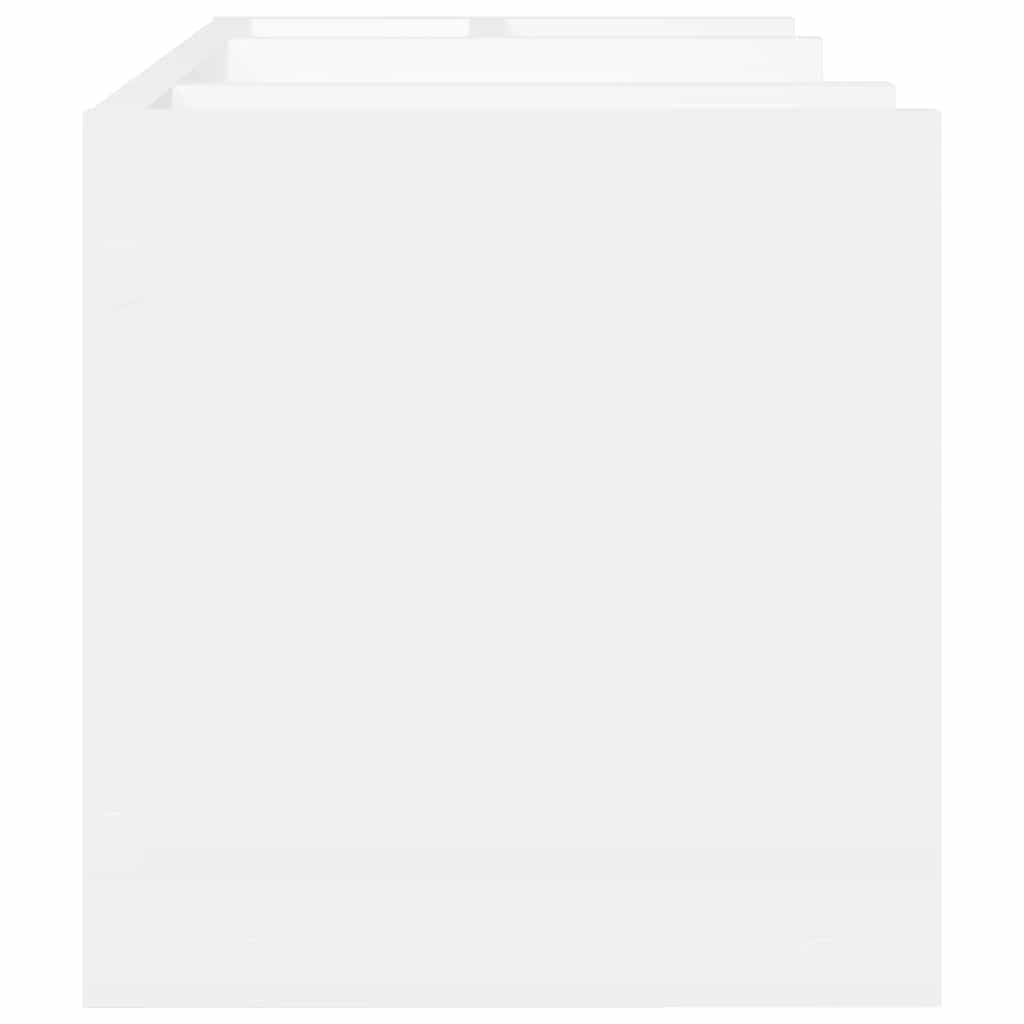 vidaXL Schreibtisch-Organizer Weiß 44,5x24x25 cm Holzwerkstoff