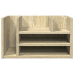 vidaXL Schreibtisch-Organizer Sonoma-Eiche 44,5x24x25 cm Holzwerkstoff