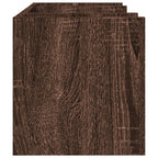 vidaXL Schreibtisch-Organizer Braun Eiche 44,5x24x25 cm Holzwerkstoff