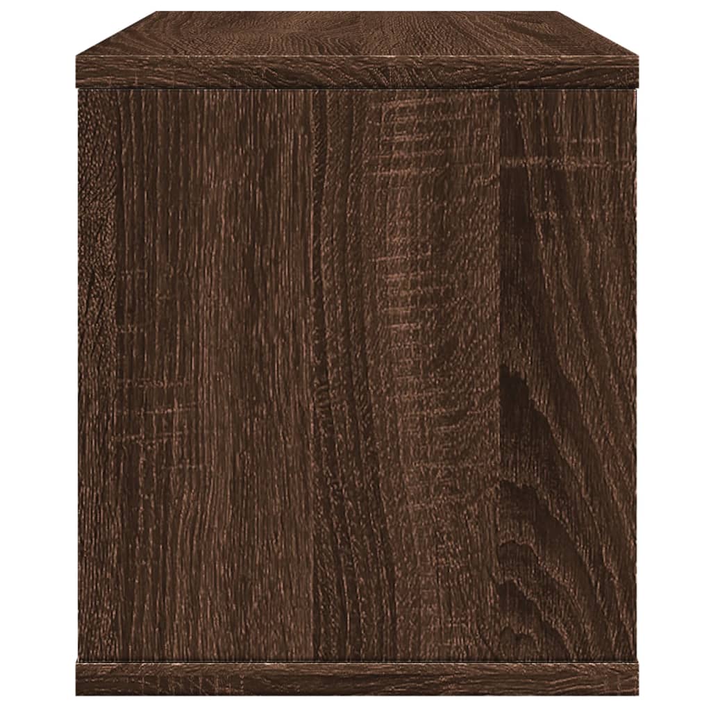 vidaXL Schreibtisch-Organizer Braun Eichen-Optik 36x26x29,5 cm