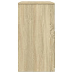 vidaXL Schminktisch mit Hocker Sonoma-Eiche 60x40x113,5 cm
