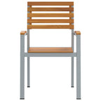 vidaXL Gartenstuhl 6 pcs Braun 56 x 57 x 87 cm Massivholz Akazie