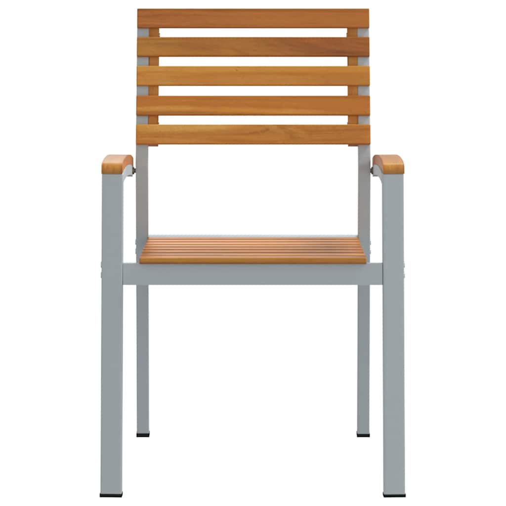 vidaXL Gartenstuhl 6 pcs Braun 56 x 57 x 87 cm Massivholz Akazie