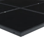 vidaXL 5-tlg. Garten-Essgruppe Schwarz Poly Rattan