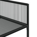 vidaXL 15-tlg. Garten-Essgruppe Schwarz Poly Rattan