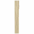 vidaXL Waschmaschinenschrank Sonoma-Eiche 64x25,5x190 cm Holzwerkstoff