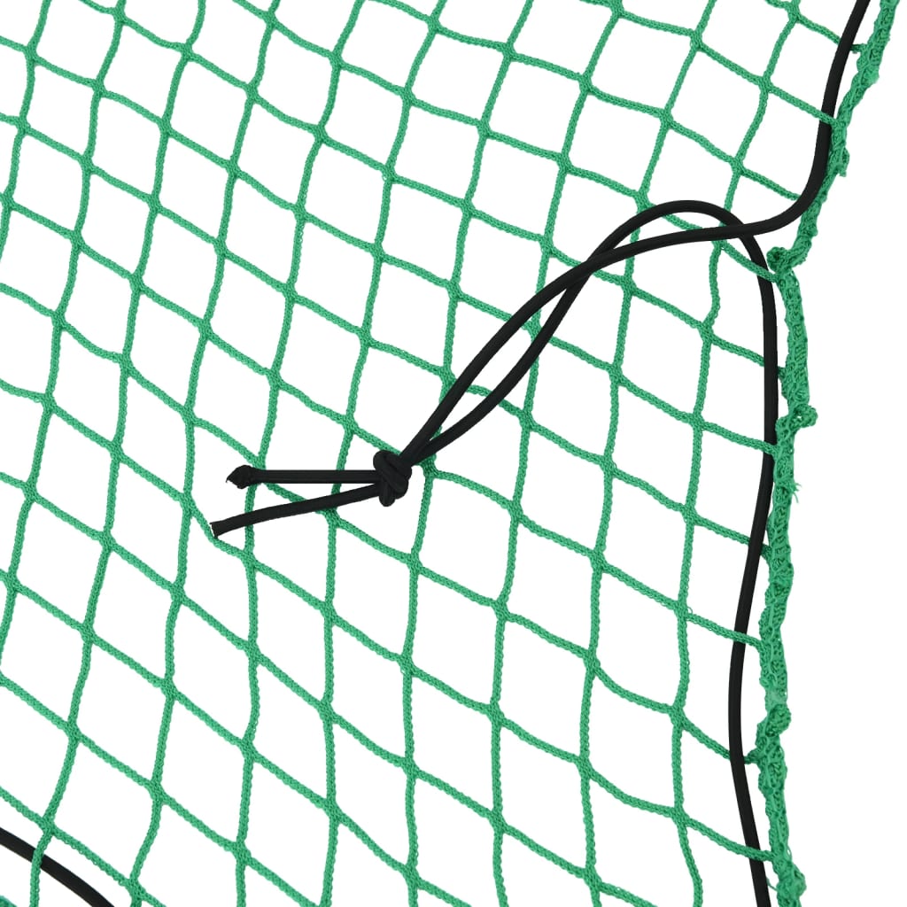 vidaXL Anhängernetz mit Gummiseil Grün 2,1x1,25 m PP