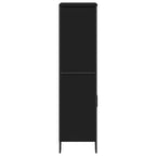 vidaXL Highboard Schwarz 79,5x35,5x137,5 cm Holzwerkstoff