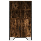 vidaXL Highboard Räuchereiche 79,5x35,5x137,5 cm Holzwerkstoff