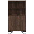 vidaXL Highboard Eichen-Optik 79,5x35,5x137,5 cm Holzwerkstoff